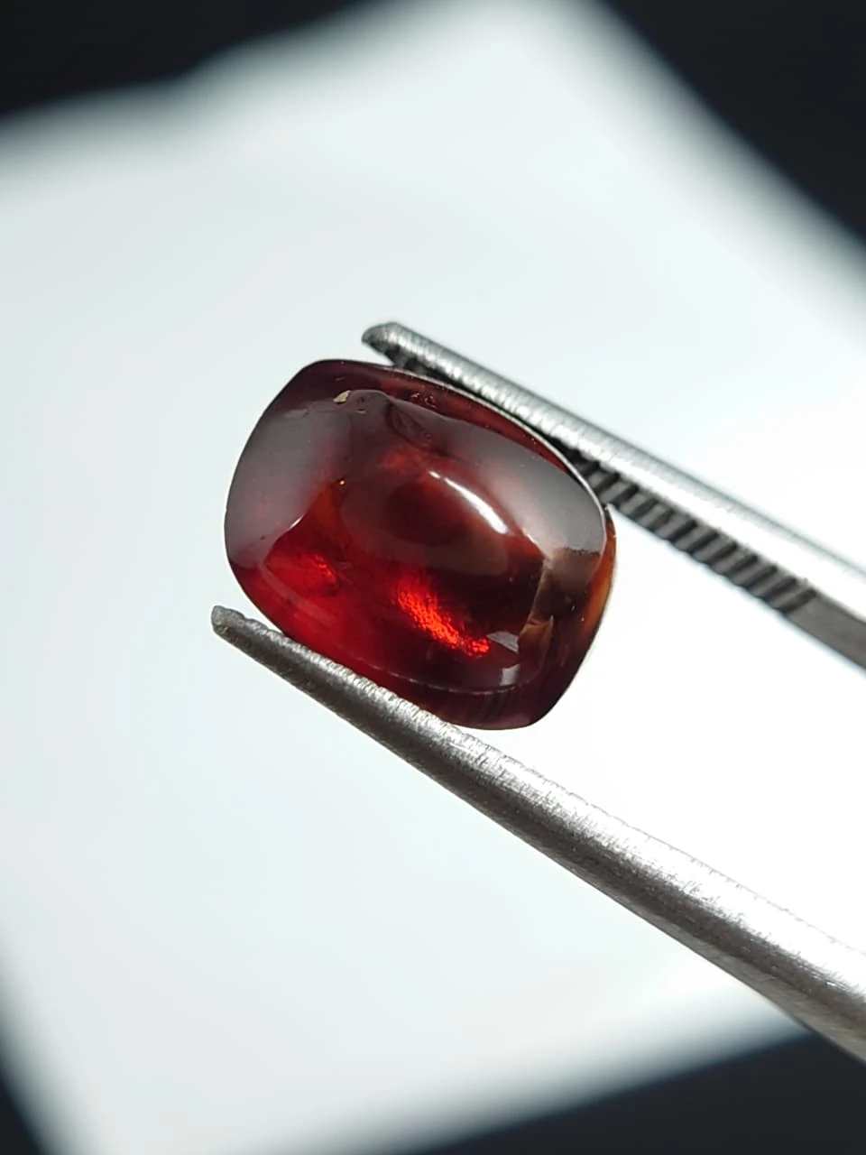 5.2ct Cabochon Faceted Spessartite Garnet from Nigeria — view 3